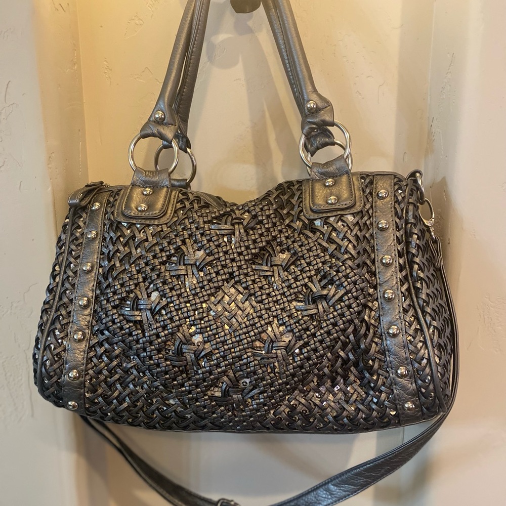 Leather handbag